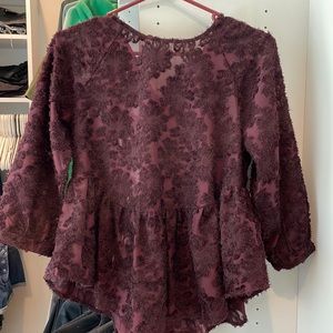 Altar’s state peplum blouse